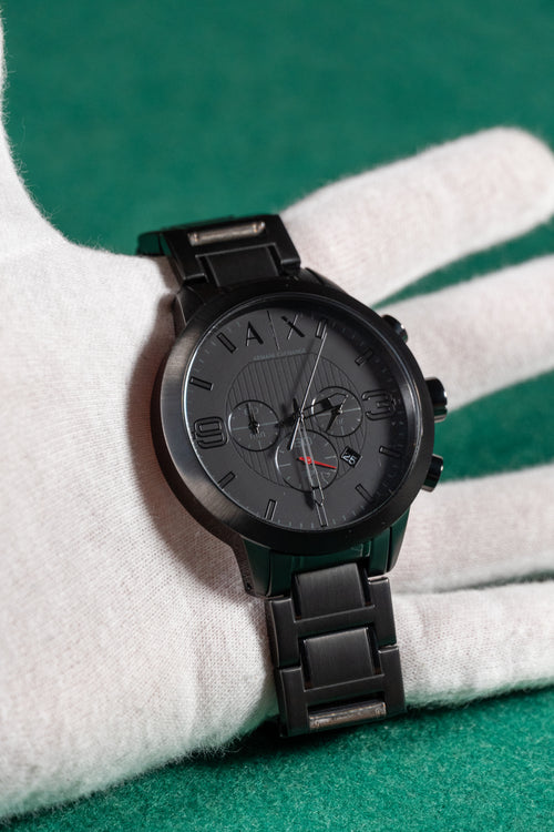 ARMANI EXCHANGE - CRONOGRAPH ALL BLACK