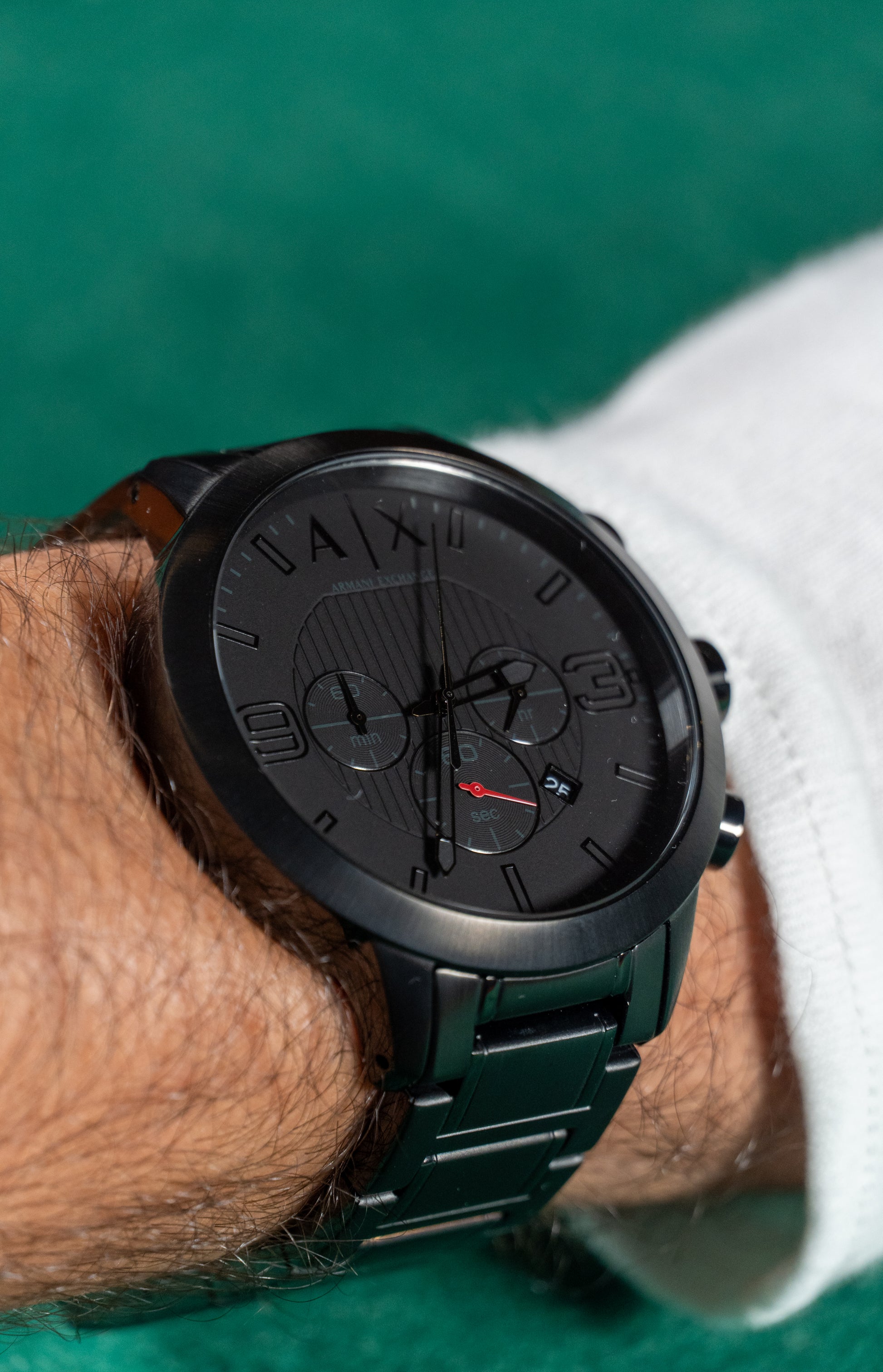 ARMANI EXCHANGE - CRONOGRAPH ALL BLACK